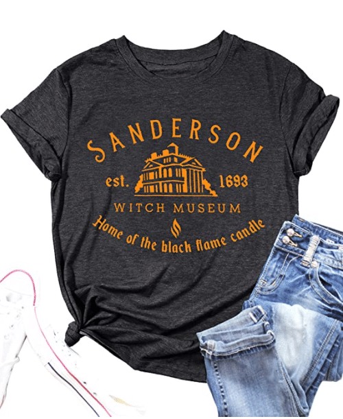 Halloween T Shirt Women Sanderson Sisters Letter T-Shirt