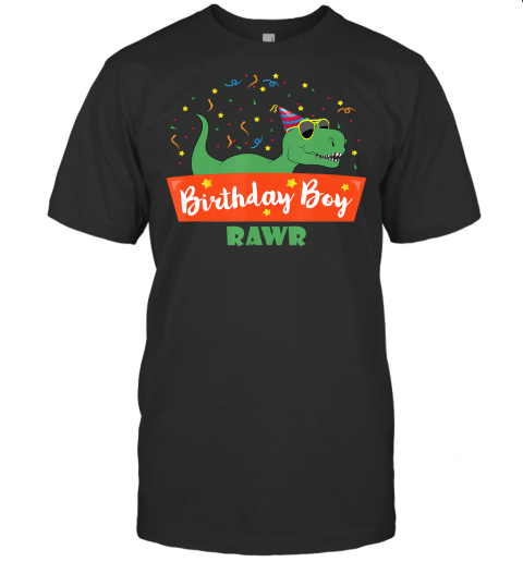 Birthday Boy Dinosaur Shirt Best Apparel With Dinosaurs Kids T Shirt