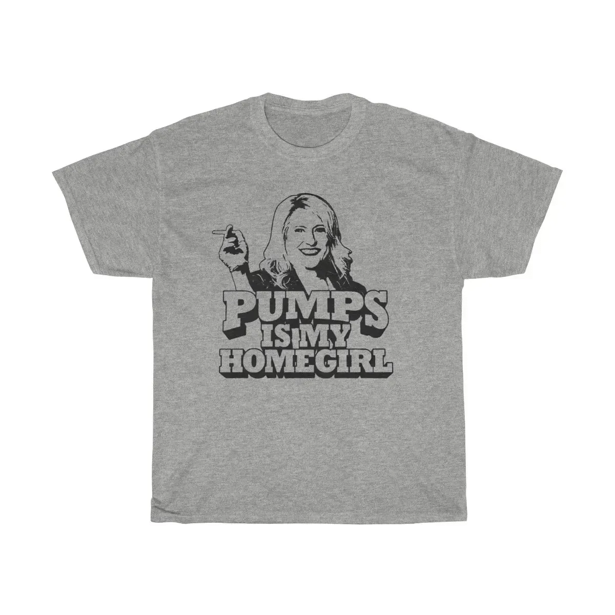 Pumps Is My Homegirl Short Sleeve Unisex Heavy Cotton Tee