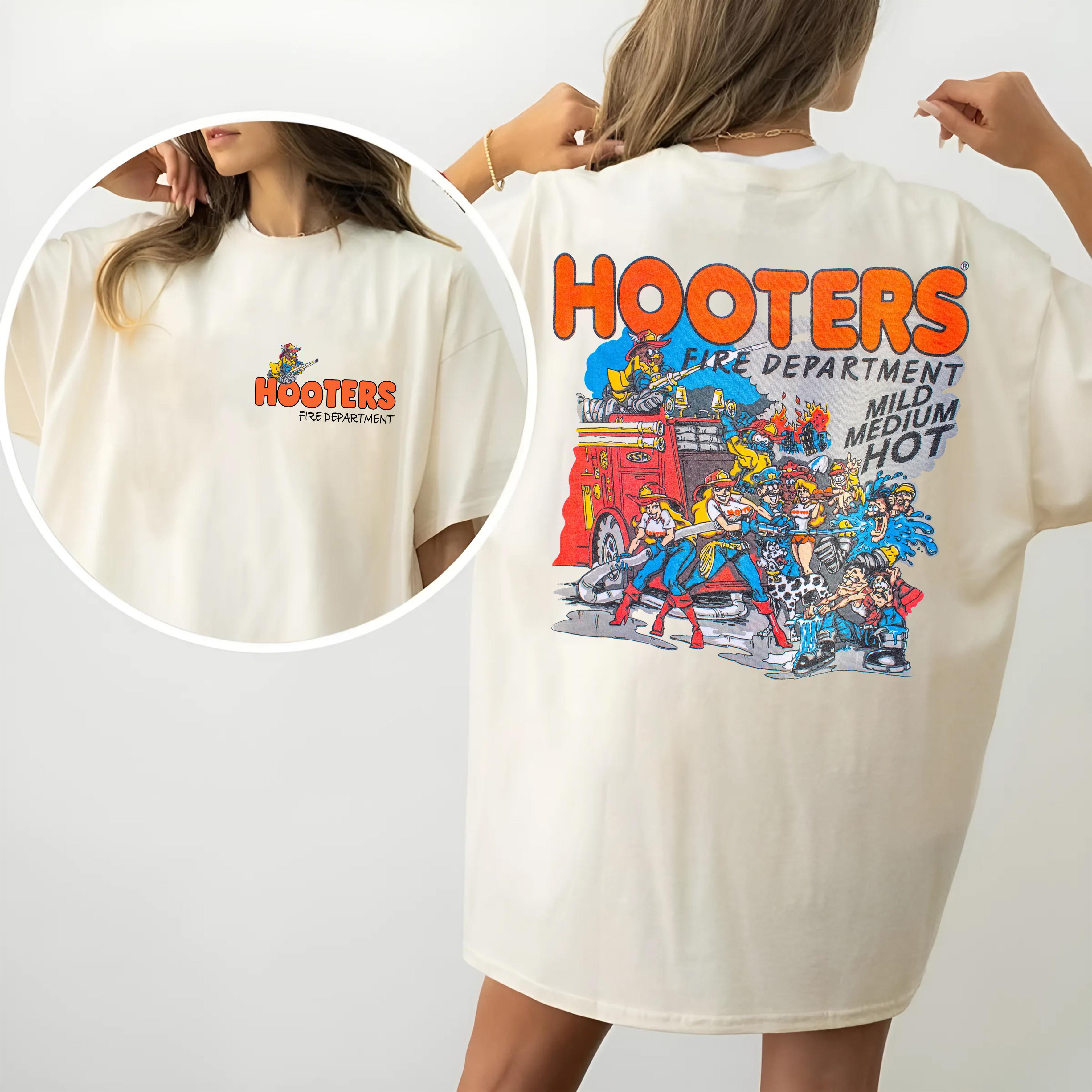 Hooters Fire Department T-Shirt, Shirt For Womens, Mens