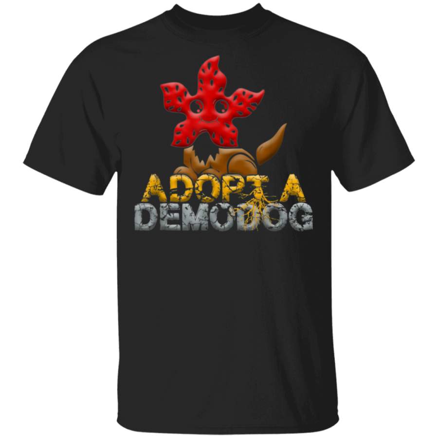 Funny Adopt A Demodog Halloween Dog Lovers Gift Men Women T-Shirt