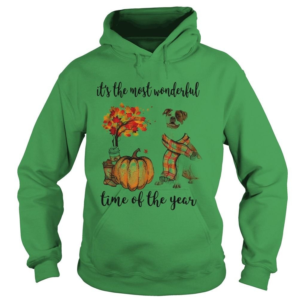 American Pit Bull Terrier Its The Most Wonderful Time Of The Year Shirt