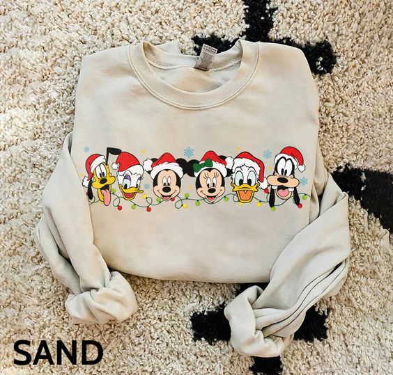 Disney Friends Christmas Sweatshirt