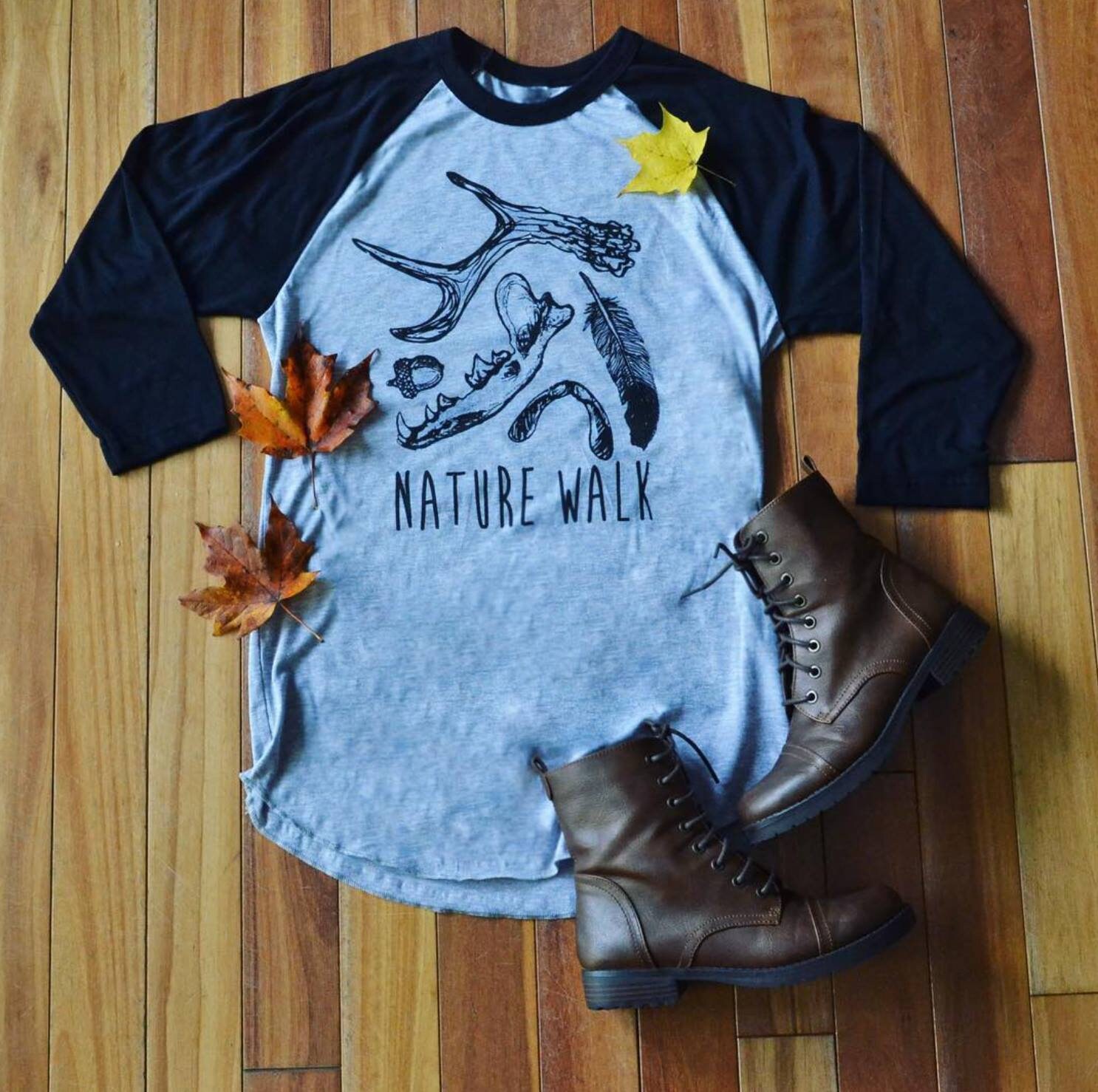 Nature Walk Baseball Tee