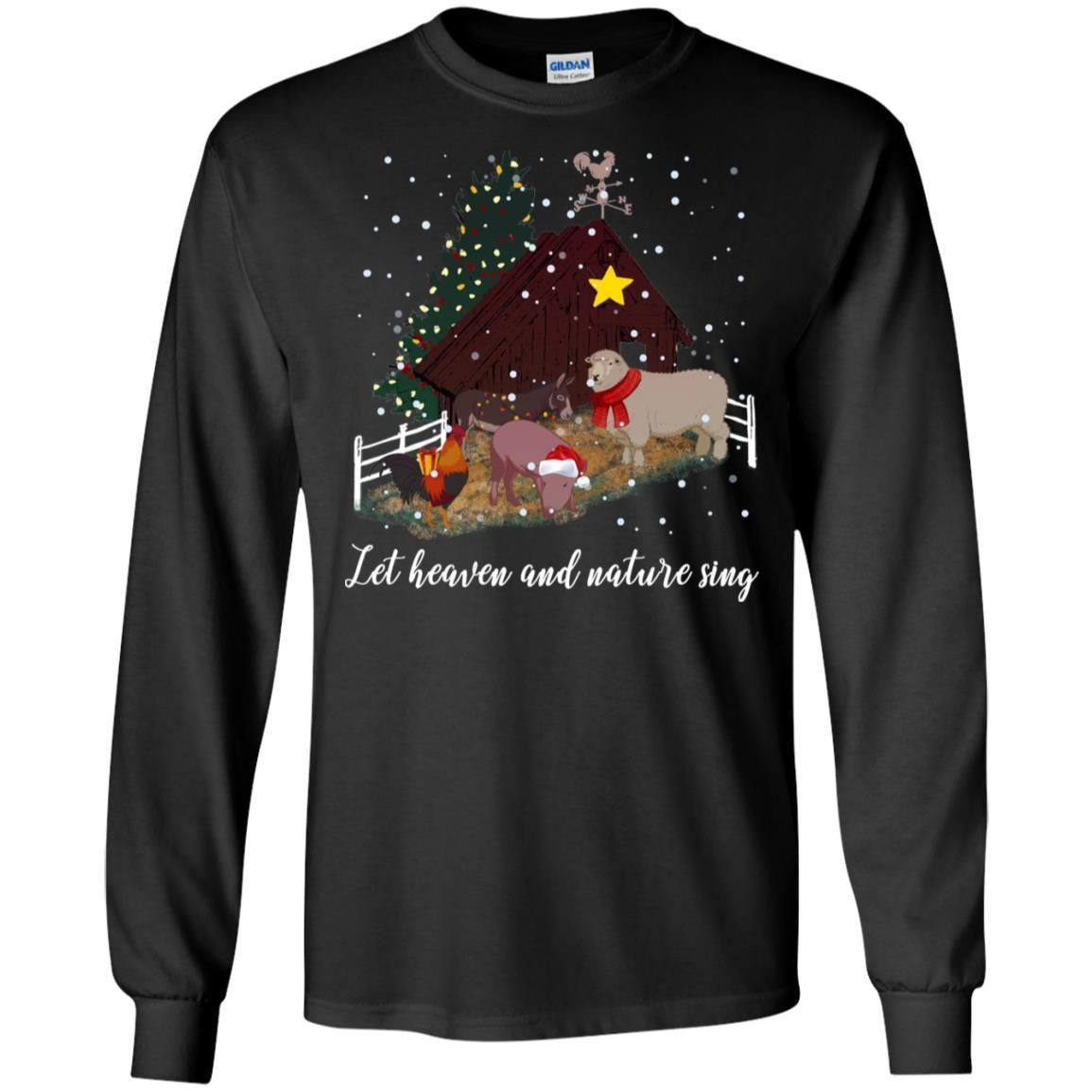 Let Heaven And Nature Sing X-Mas Gift Shirt