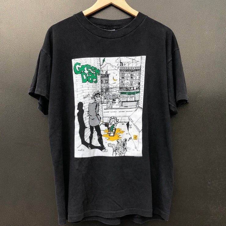 Rare Vintage 90S Greenday Dookie 1994 Europe Tour Shirt Punk Rock Icon Alternative Rock Protestors Politician Criticises Shirt