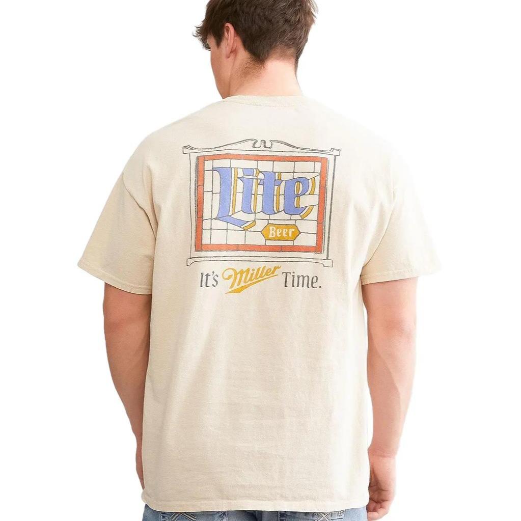 Miller Lite Stained Glass T-shirt DRG – Iconic Styles – Wide Color Selection – From Casual to Formal