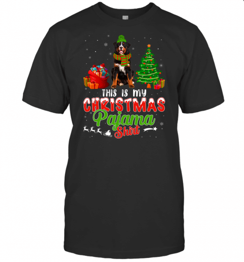 This Is My Christmas Pajama Shirt Bernese Mountain Dog T Shirt