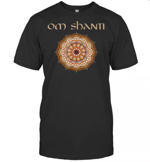 Yoga Teacher Shirt Om Shanti Reiki Holistic Healer T Shirt