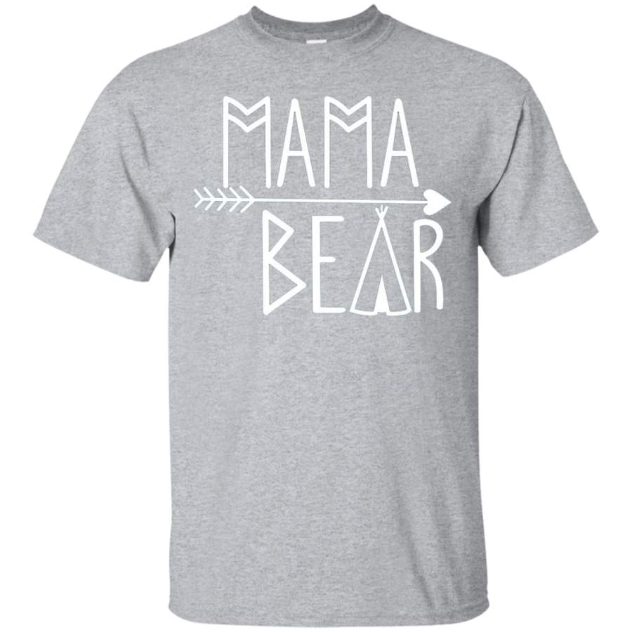 Mama Bear T-Shirts Present Mothers Day New Mommy Gift