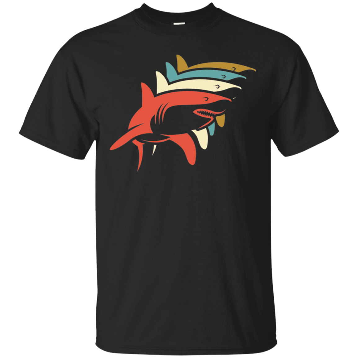 Shark Vintage Distressed Look T Shirt