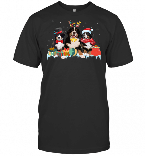 Bernese Mountain Dog Christmas Cute T Shirt Copy