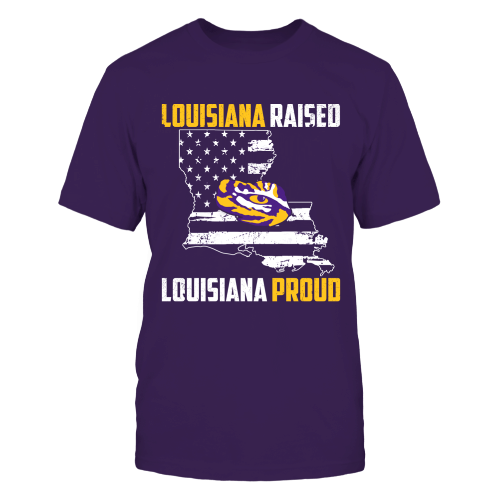 Lsu Tigers Raised Proud Tshirt 3742