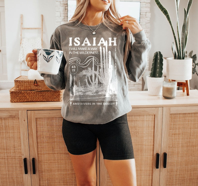 Boho Faith Long Sleeve Crewneck Sweatshirt