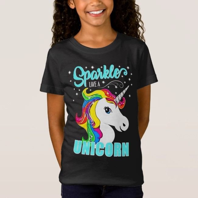 Rainbow Sparkle Like A Unicorn Shirt