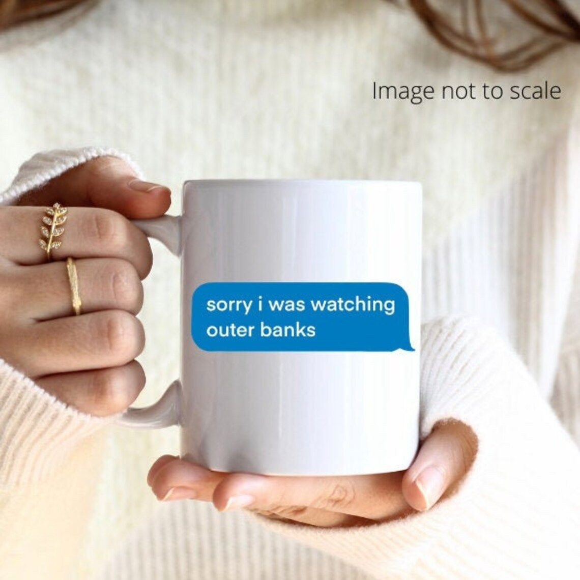 Sorry I Was Watching Outer Banks Coffee Mug