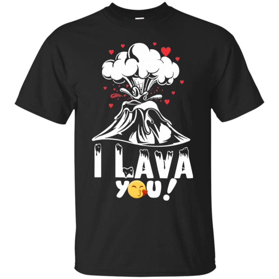 I Lava You T-Shirt – Funny Volcano Valentines Love