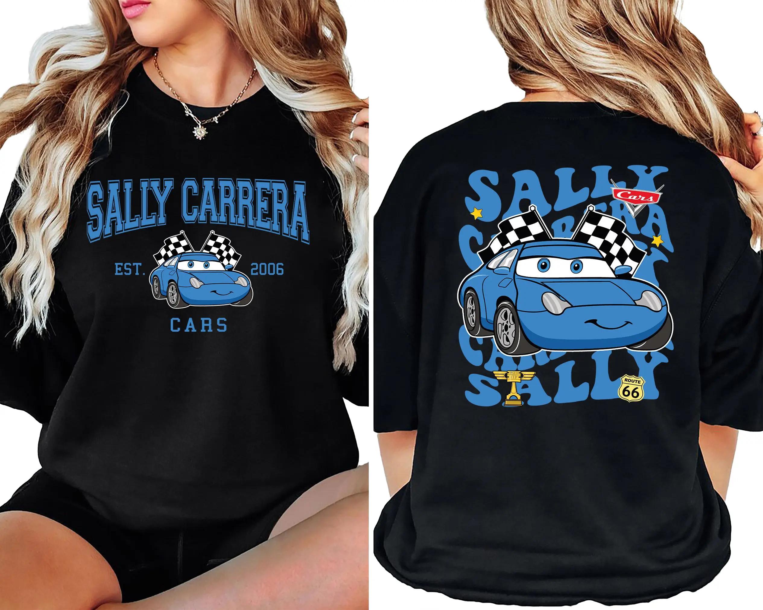 Sally Carrera Cars On The Road Sweatshirt, Cars Movie Sweatshirt, Cars Sally Carrera Shirt Breathable Comfort