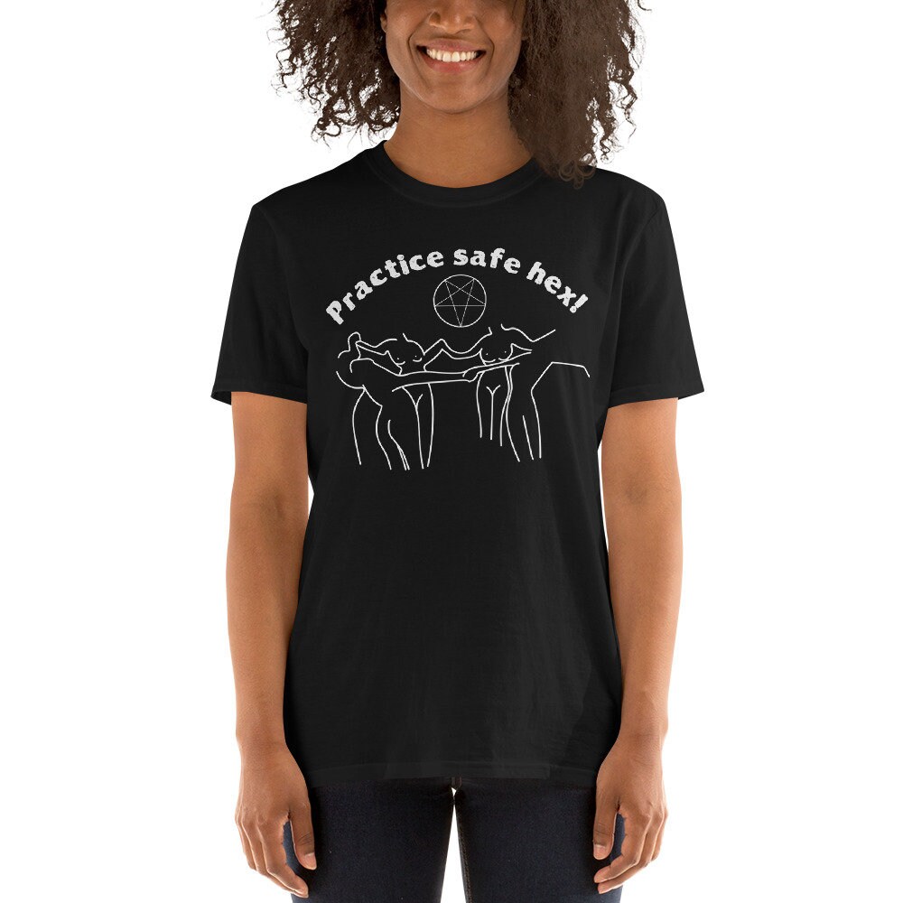 Practice Safe Hex – Magick, Witch T Shirt