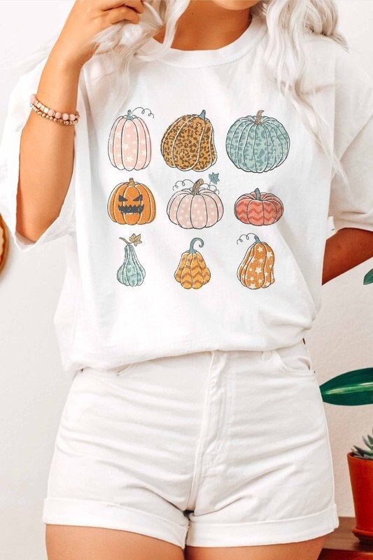 Pumpkin Spice Shirt Fall Shirt For Women Spooky Shirt Pumpkin Shirt Trick or Treat Shirt Fall Shirt Spooky Season Thanksgiving Shirt Autumn