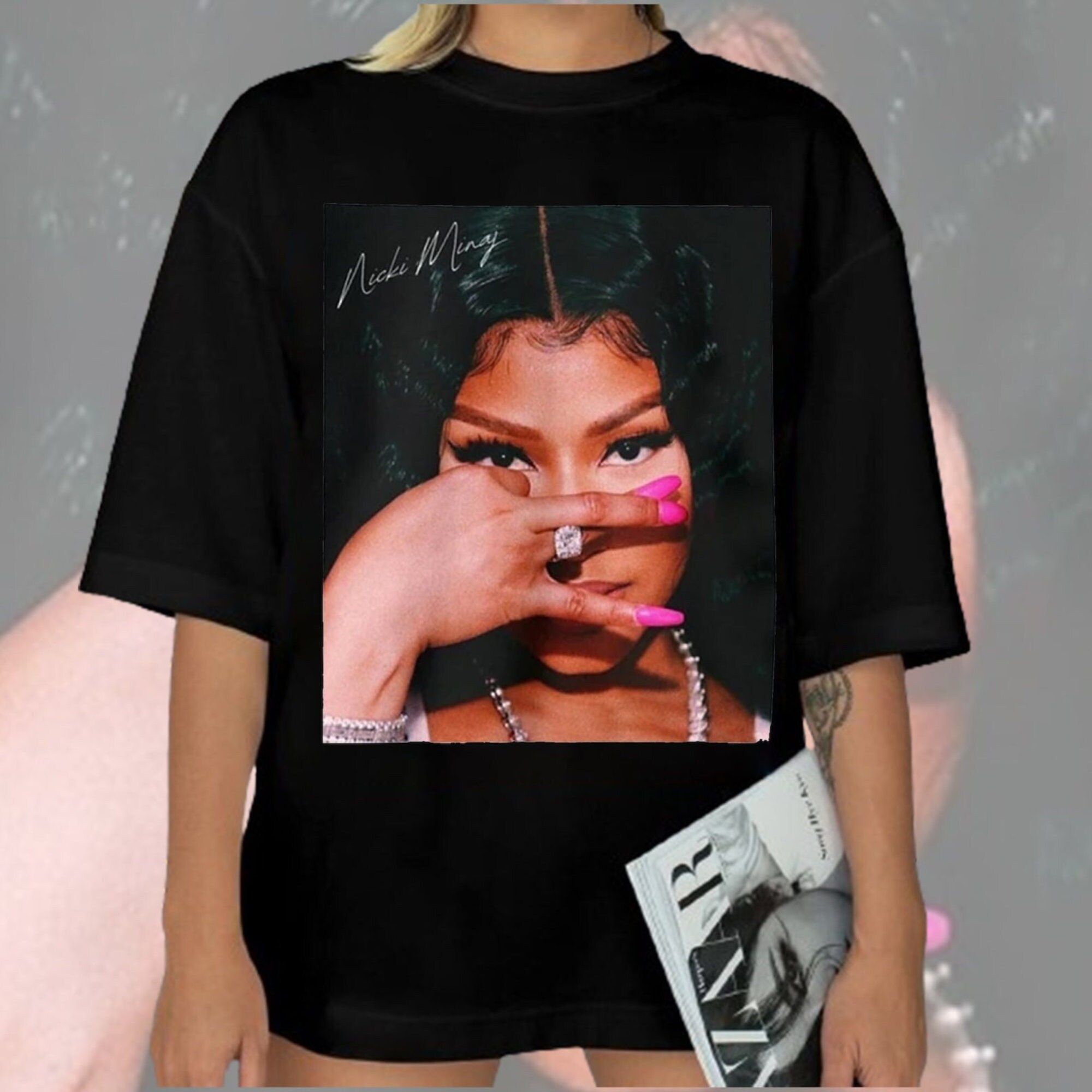 Vintage Nicki Minaj Shirt, Nicki Minaj Tour Shirt, Gift For Fan Shirt, Pink Friday Shirt 1682497459