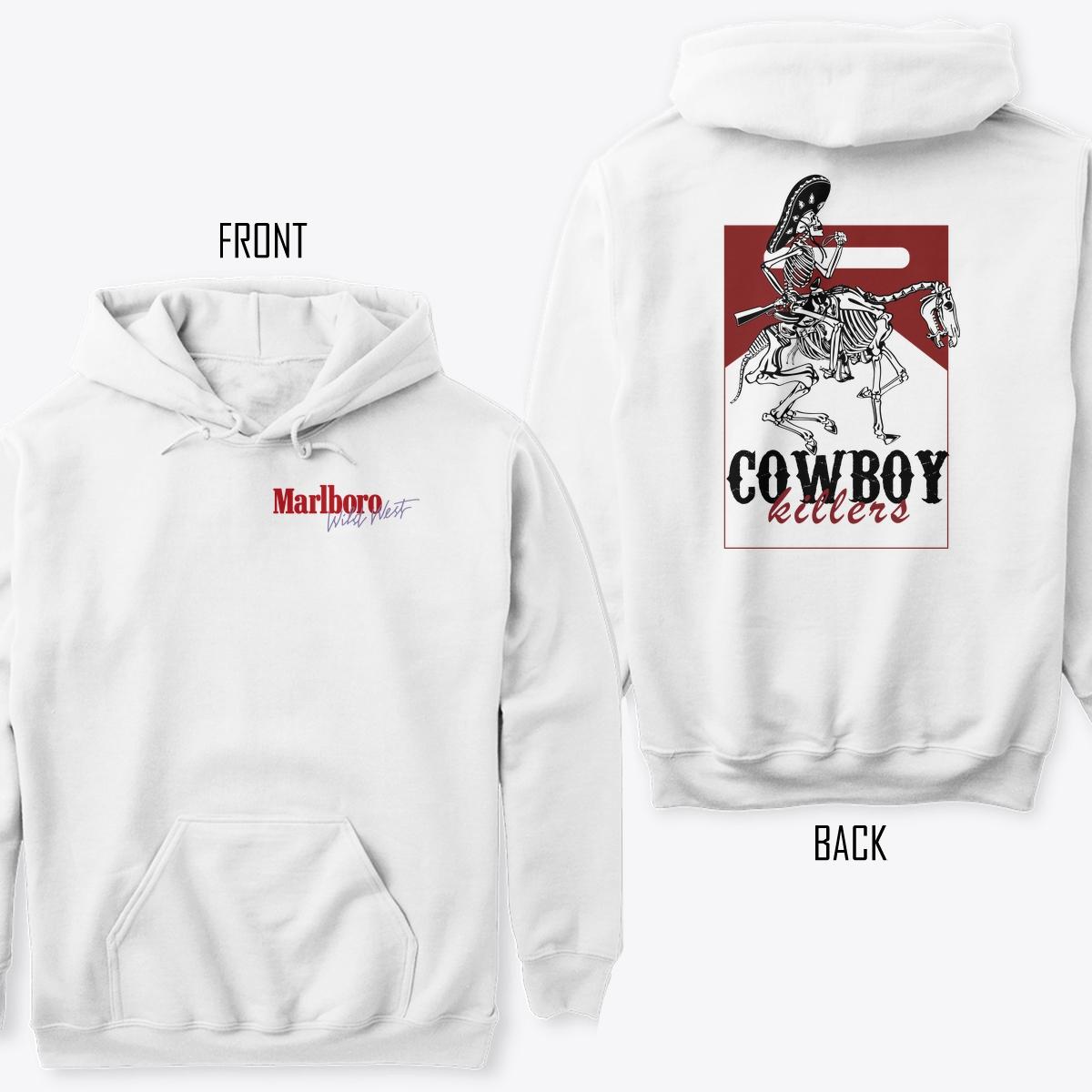 Vintage Marlboro Cowboy Wild West Hoodie, Country Music, Cowboy Killer Hoodie