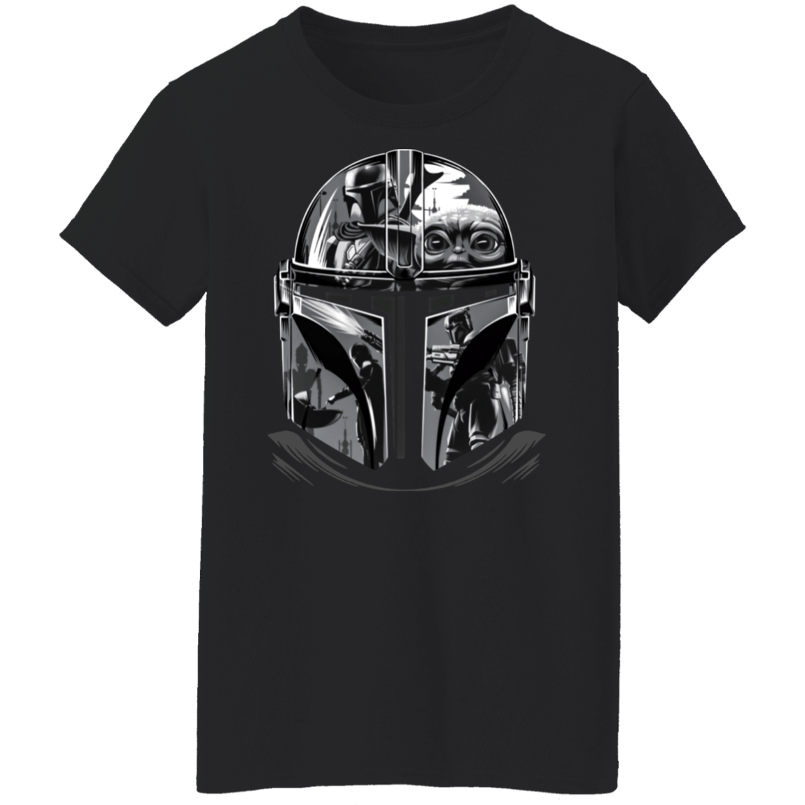 Helmet Mandalorian Ladies’ T-Shirt