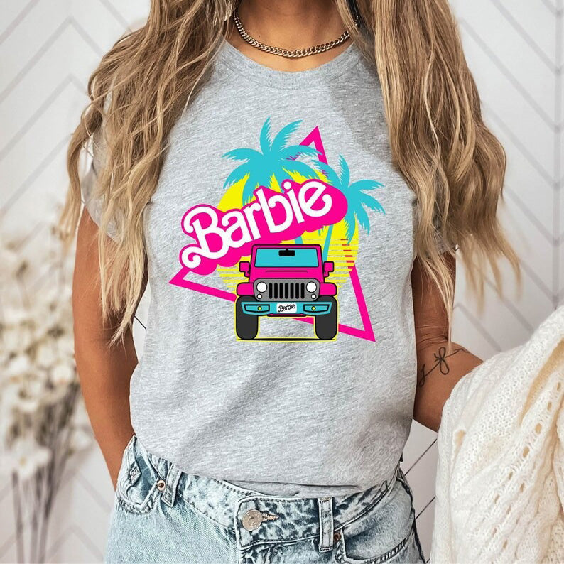 Retro Jeep Barbie Shirt