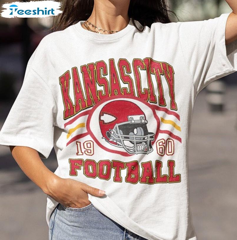 Kansas City Vintage Shirt  Football Trendy Short Sleeve Tee Tops