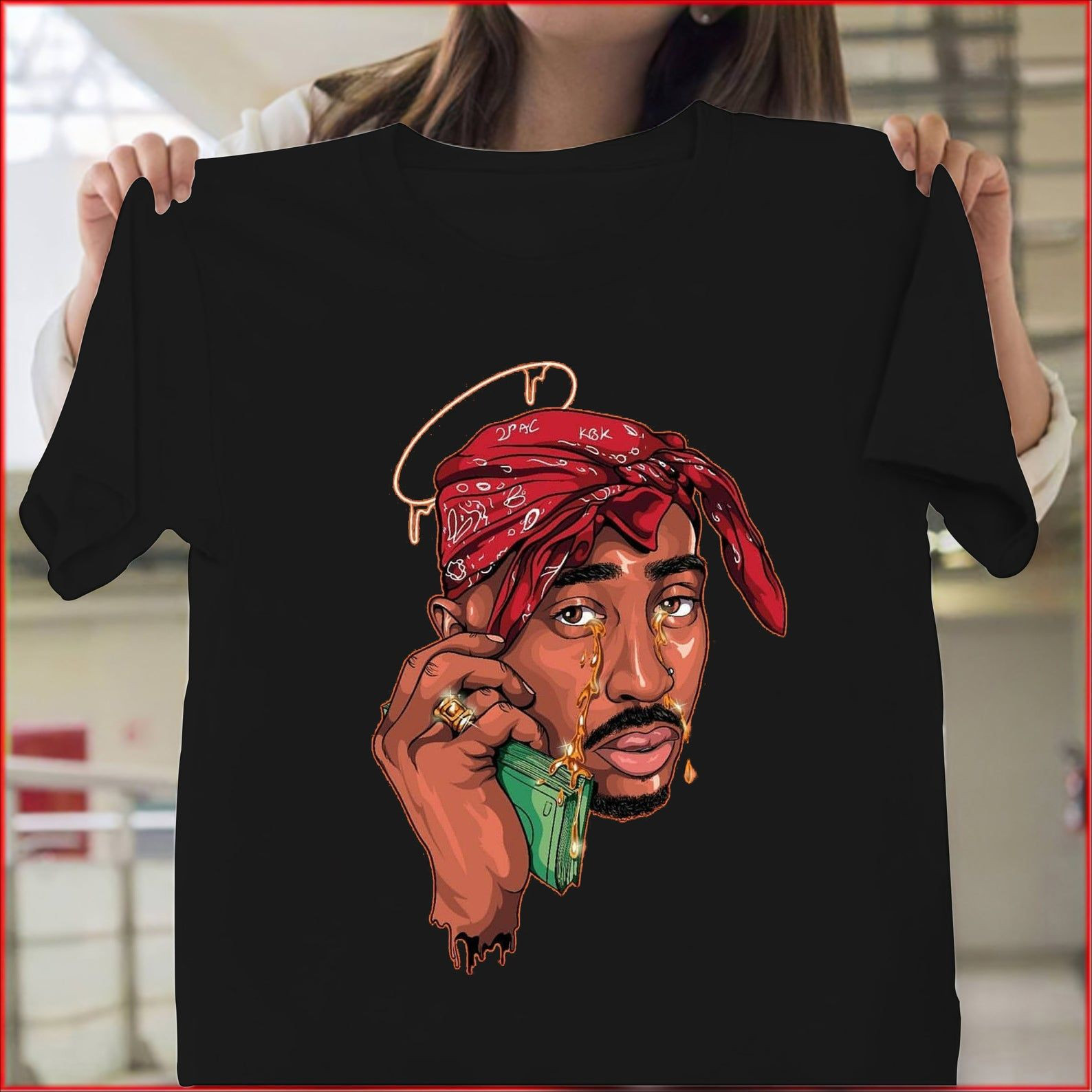 Tupac Art Shirt Tupac / 2Pac Shirt / Tupac Shirt/ Thug Life / Tupac / 2Pac Thug Life / 2Pac Thug Life Shirt/Tupac West Coast Shirt