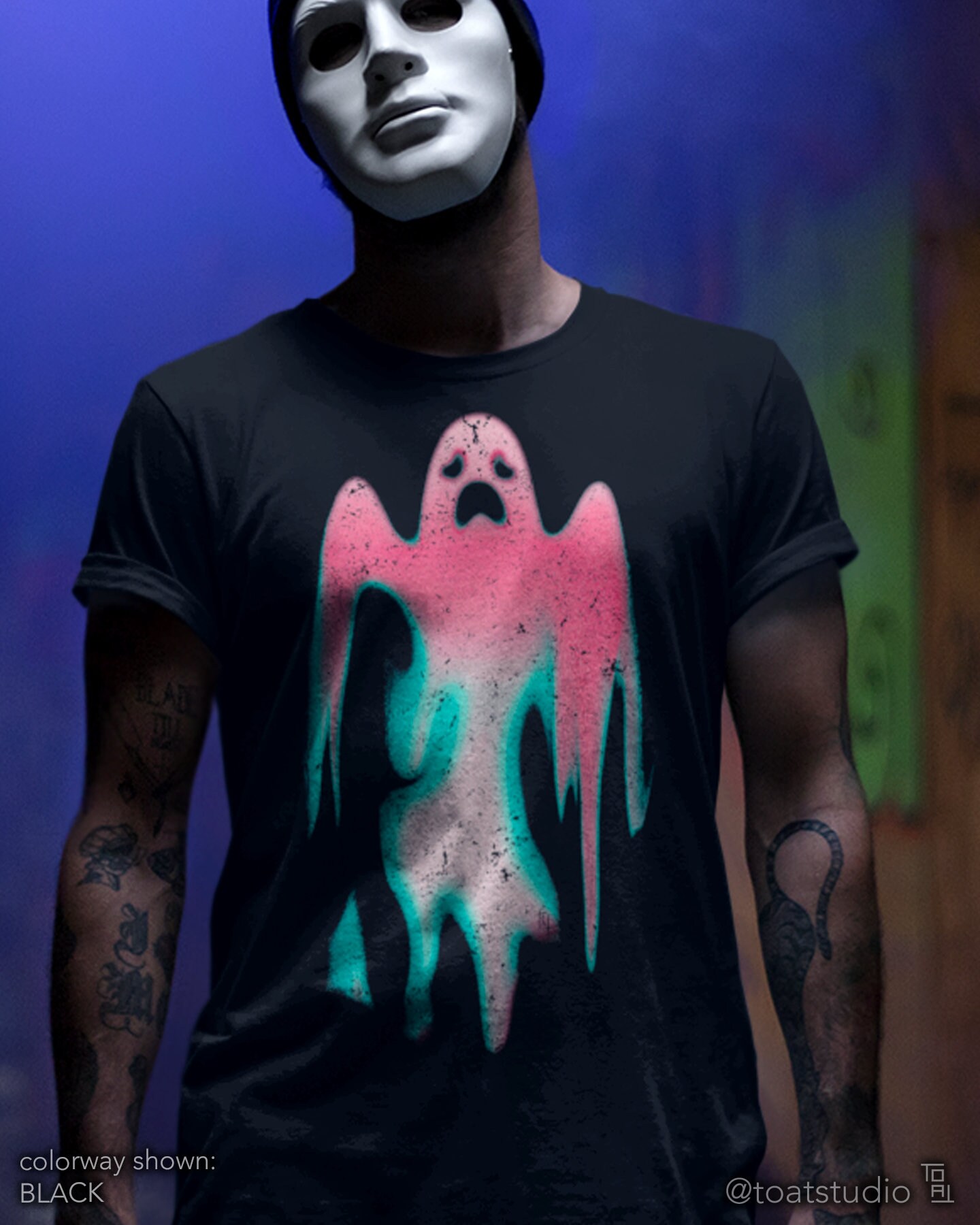 Ghost Unisex T-shirt, Flame Ghost, Halloween Horror Shirt, Creepy Spooky Ghost Tee, Alternative Fashion, Paranormal Activity, Grunge Apparel