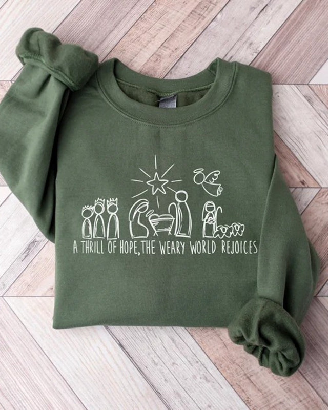 Nativity Scene Sweatshirt