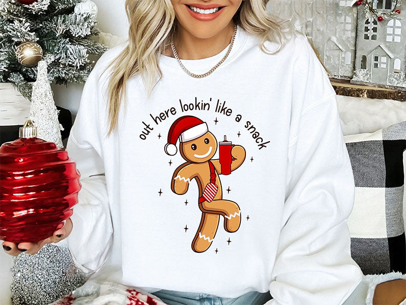 Looking Like A Snack Christmas Sweatshirt