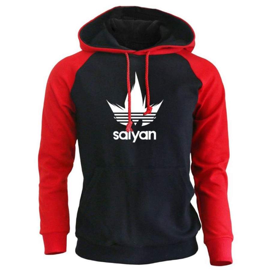 Anime Dragon Ball Z Super Saiyan Sweatshirt Red Color Hoodie