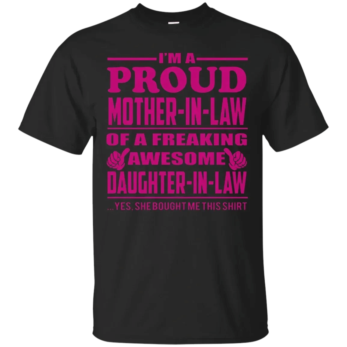 Remarkable Mother-In-Law Of Daughter-In-Law Mothers Day Gifts Cotton T Shirt