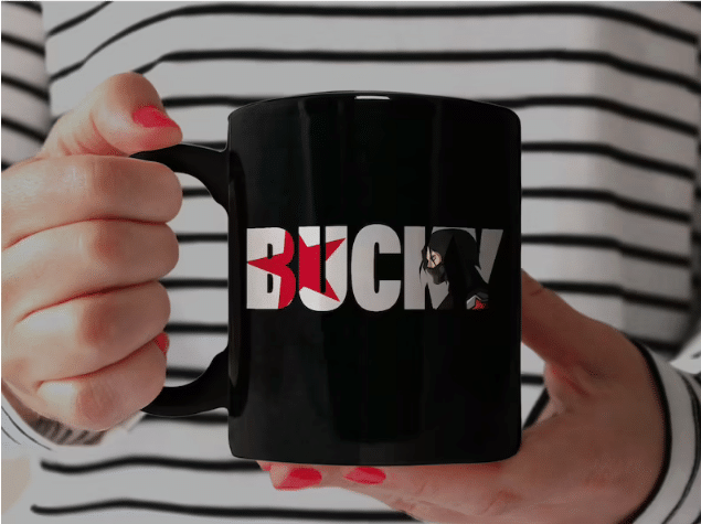 Fan The Winter For Soldier America Bucky Mug, Bucky Barnes Falcon Black Mug