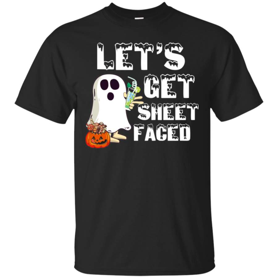 Funny Halloween Shirt Adult Ghost Sheet Costume T-shirt