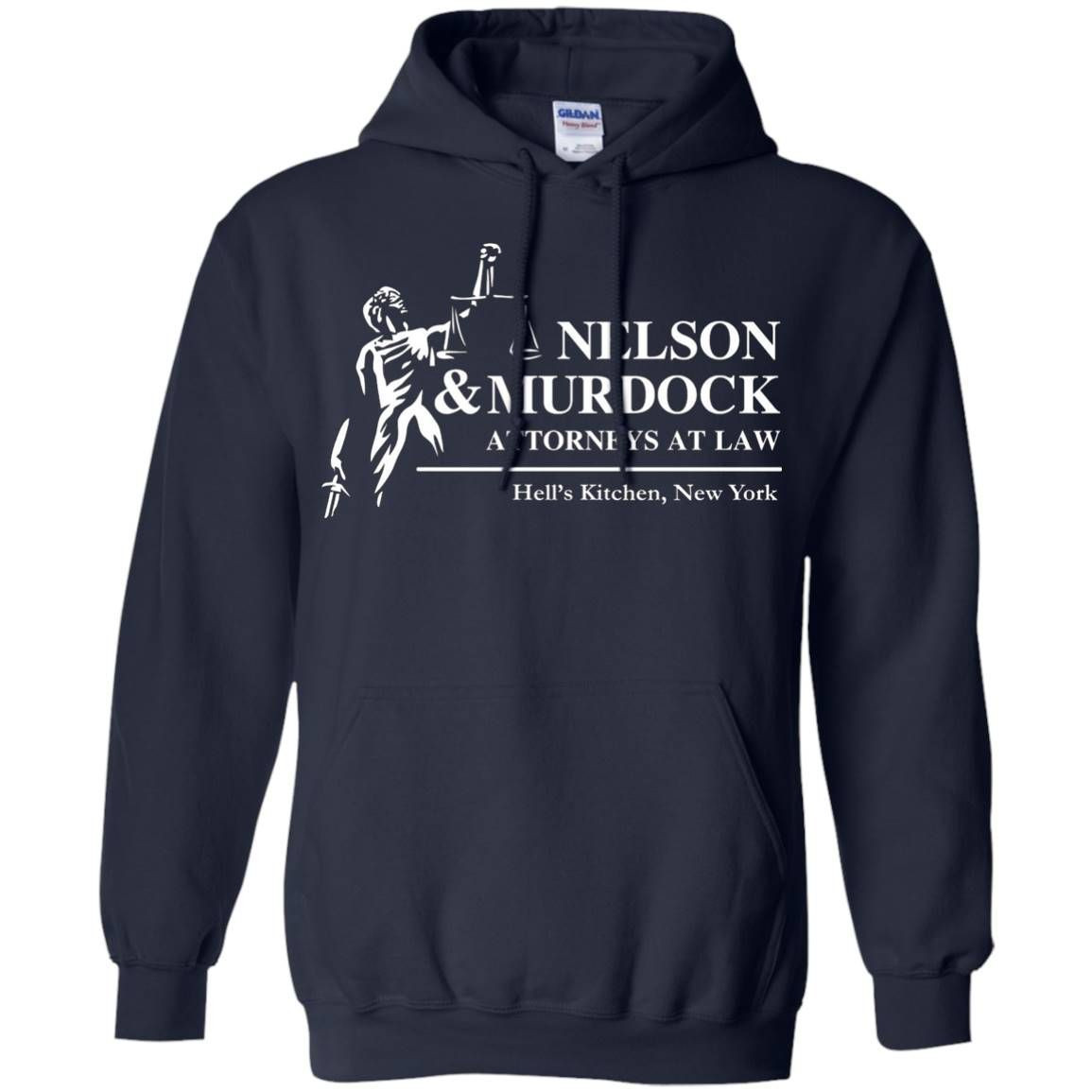 Nelson And Murdock Attorneys At Law Shirts Navy Shirt