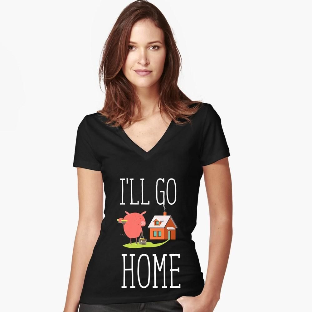 Shane Dawson Ill Go Home Womens V-Neck