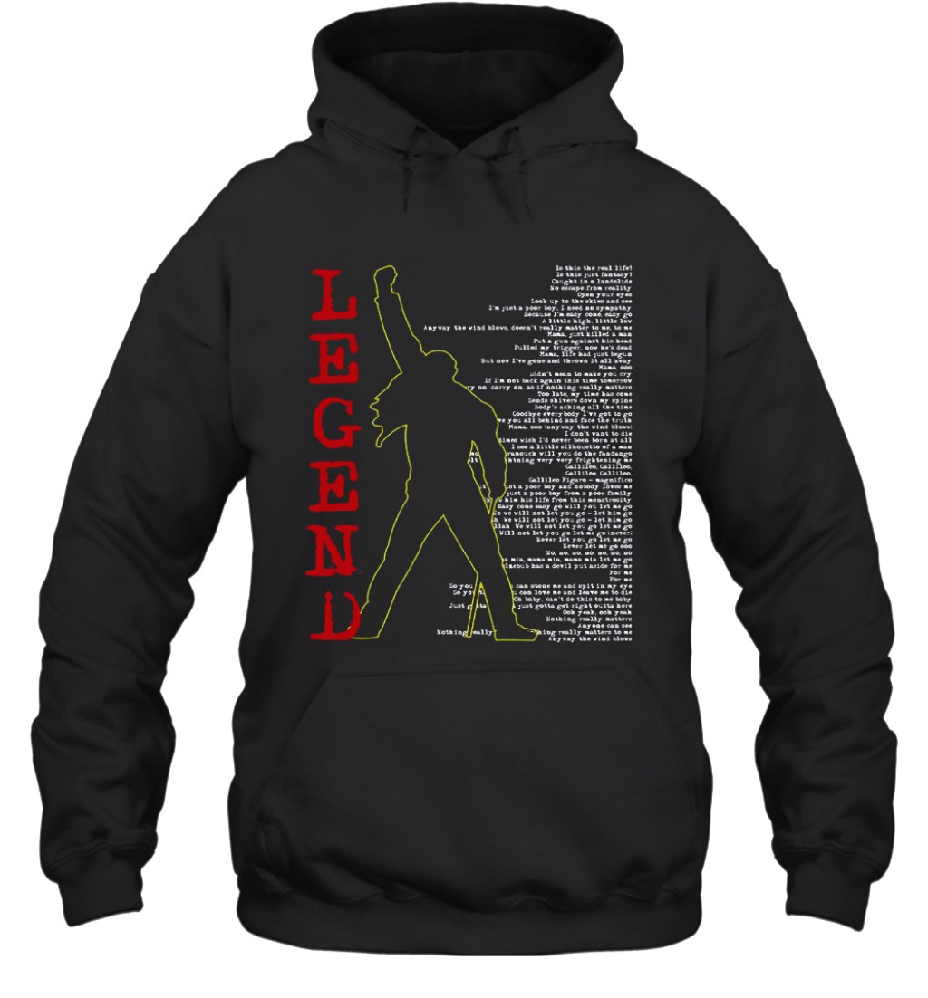 Northteestore Queen Bohemian Rhapsody Freddie Mercury Tribute Legend Rock Icon 33 Hoodie