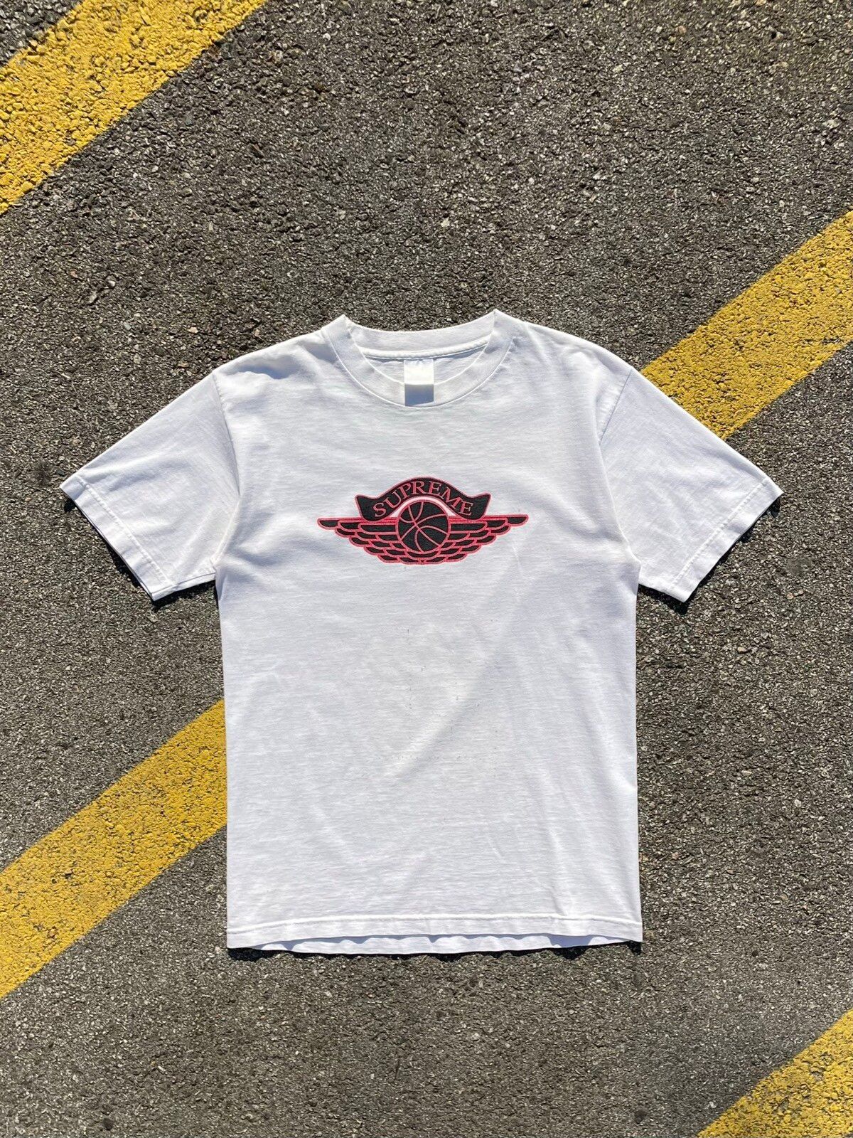 RARE 1998 Supreme NY Vintage Air Jordan Wings Logo Tee, Shirt Outfit, Gifts For Men, Gifts For Women