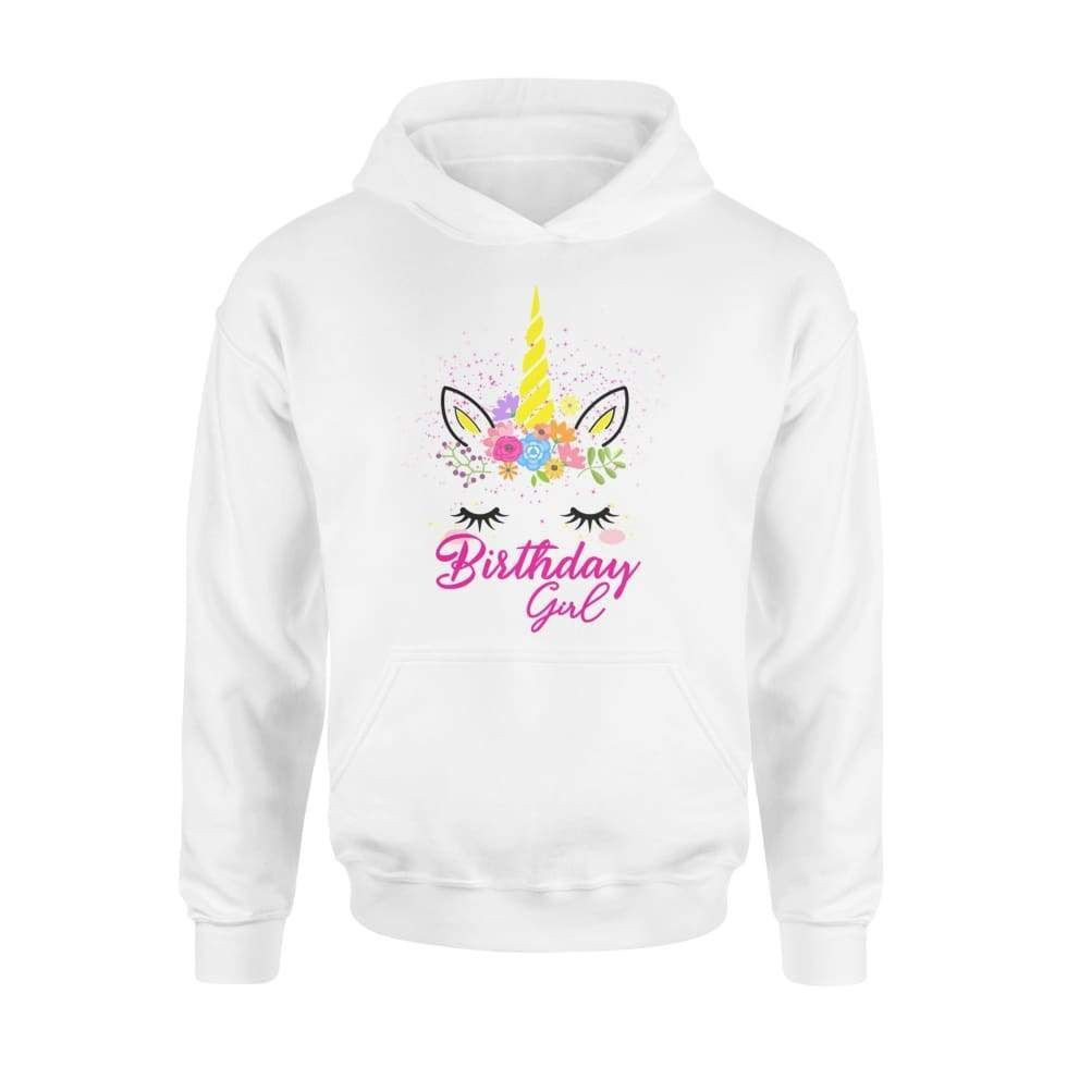 Unicorn Birthday Girl Shirt – Standard Hoodie