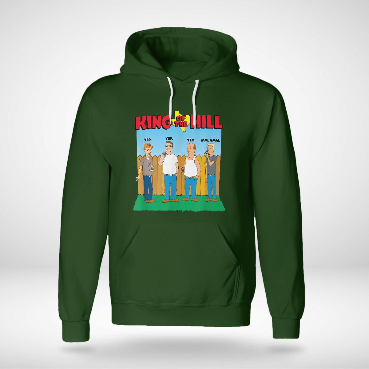 King Of The Hill All Four Drinking With Logo Unisex Hoodie