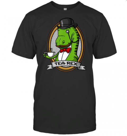 Tea Rex Dinosaur T Rex Funny Joke Men Boys T Shirt