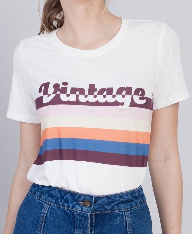 T Shirt Estampa Vintage Leb H Shirt