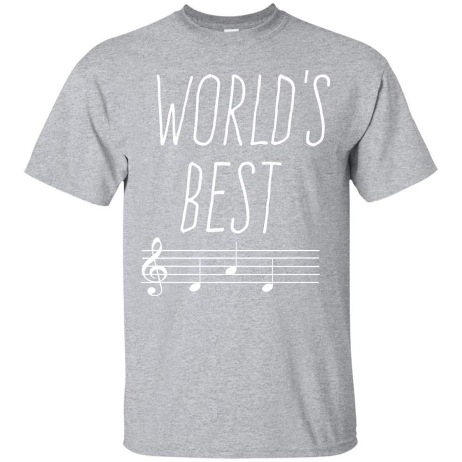 Men’s Worlds best DAD Music Father T-Shirt