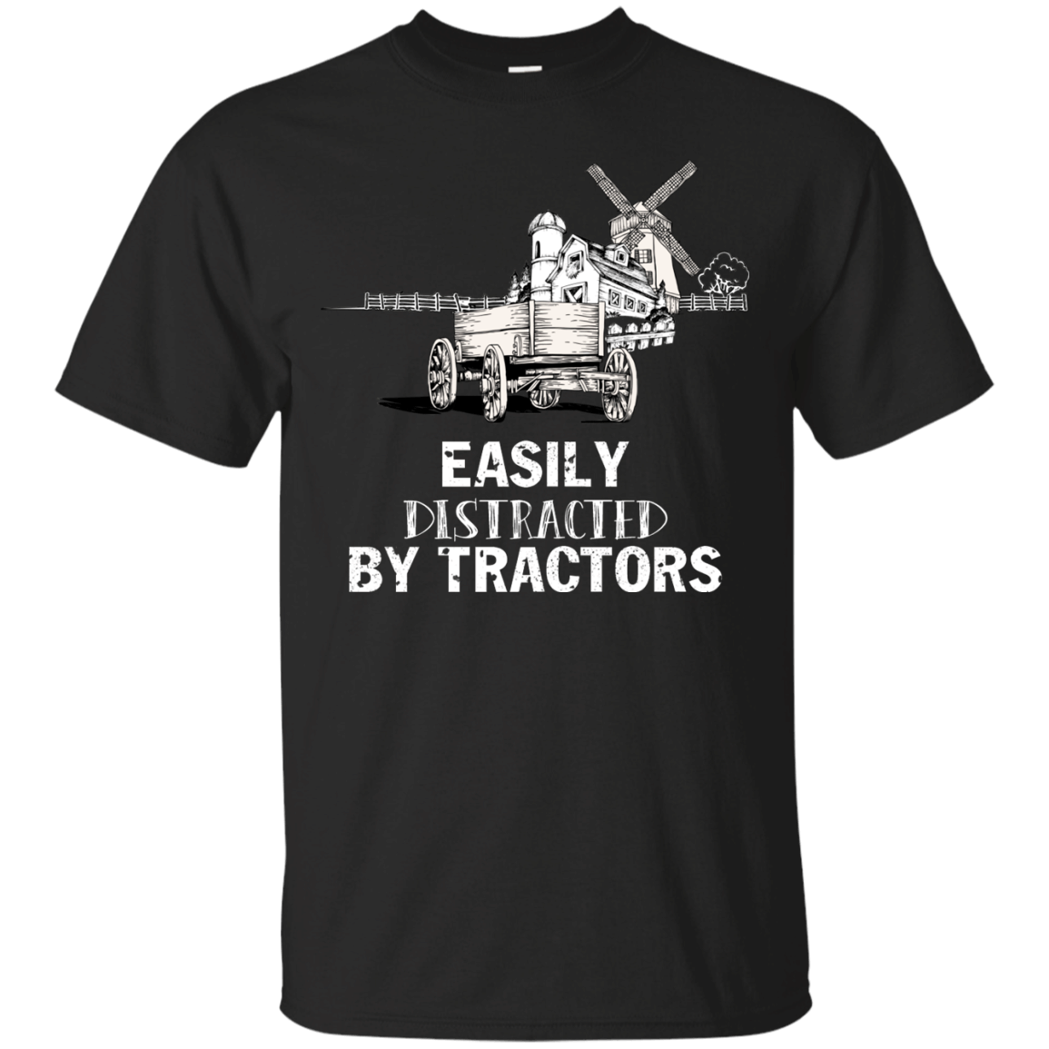 Easily Distracted By Tractors Shirt, Hoodie, Tank