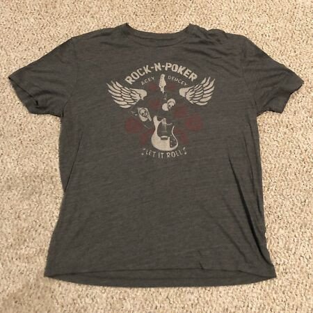 Chic Lucky Brand Rock N Poker Shirt Fashion S Shirt From Top Store Shirt