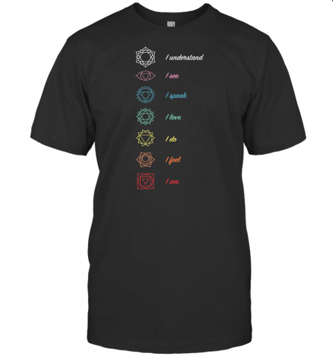 7 Chakras Tee Meditation Kundalini Yoga 2. Edition T Shirt