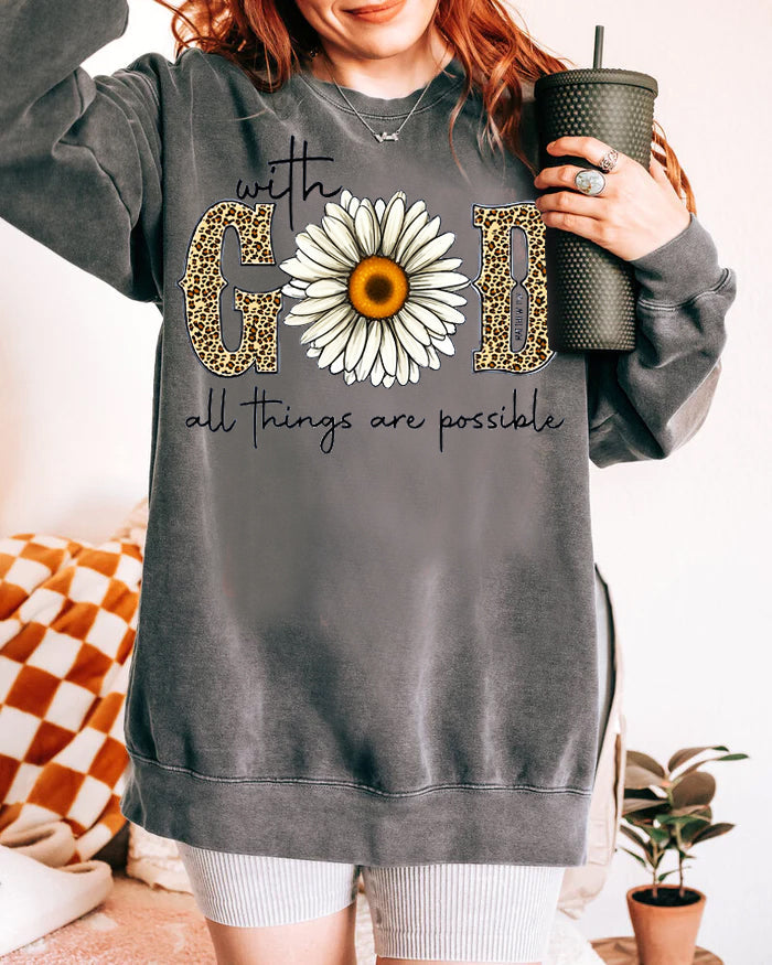 Daisy Design Sweatshirt